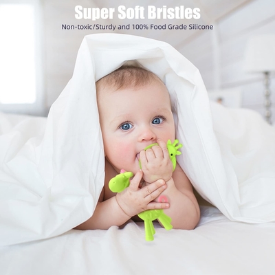 OEM ODM Baby Silicone Chew Toys BPA Free آمن غير قابل للكسر في معقم