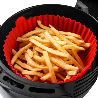 BPA Free Food Grade OEM ODM Air Fryer سيليكون سلة آمنة في غسالة الأطباق