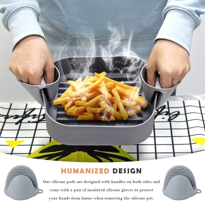لا سلة سيليكون خالية من BPA خالية من مادة Patel Color Air Fryer آمنة في المعقم