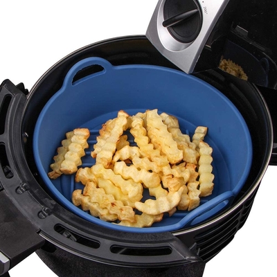 BPA Free غير قابل للكسر OEM ODM متاح مقلاة هوائية سيليكون وعاء آمن في غسالة الأطباق