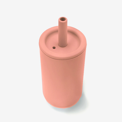 أكواب سيليكون صغيرة FDA للأطفال خالية من BPA غطاء سيليكون مع مصاصة
