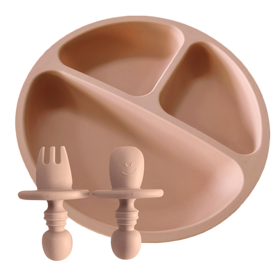 BPA الحرة شفط لينة سيليكون لوحة الطفل المضادة للانزلاق 210g SGS