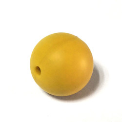 FDA Baby Chew 15mm سيليكون الخرز عضاضة للقلائد