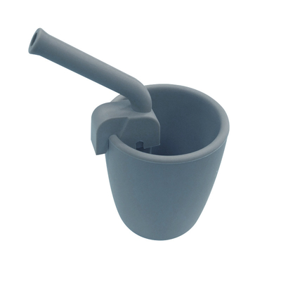 كوب بقشة سيليكون للأطفال الصغار قابل لإعادة الاستخدام خالٍ من مادة BPA وخالي من الفثالات 8 * 6.5 * 6.5 سم